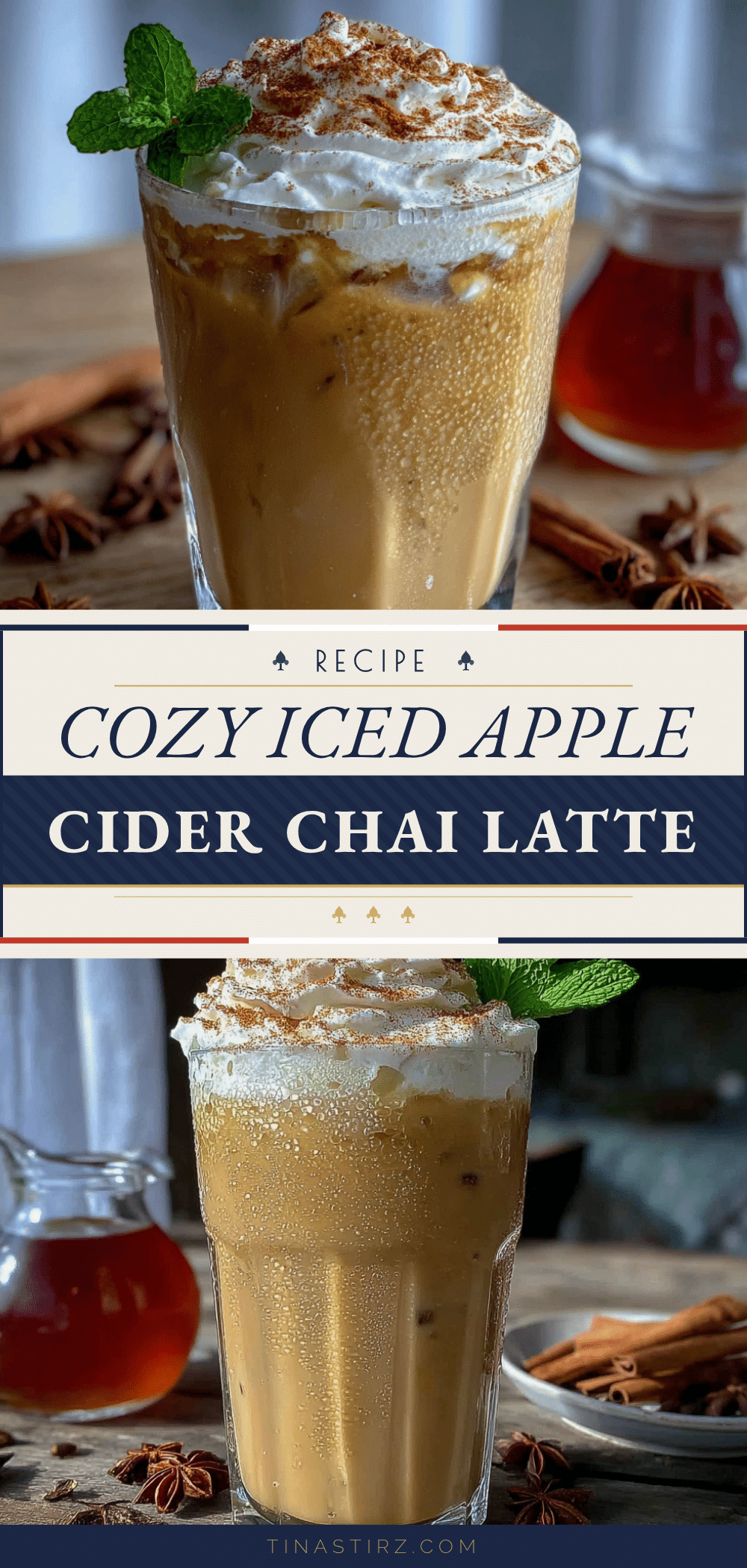 iced apple cider chai latte recipe