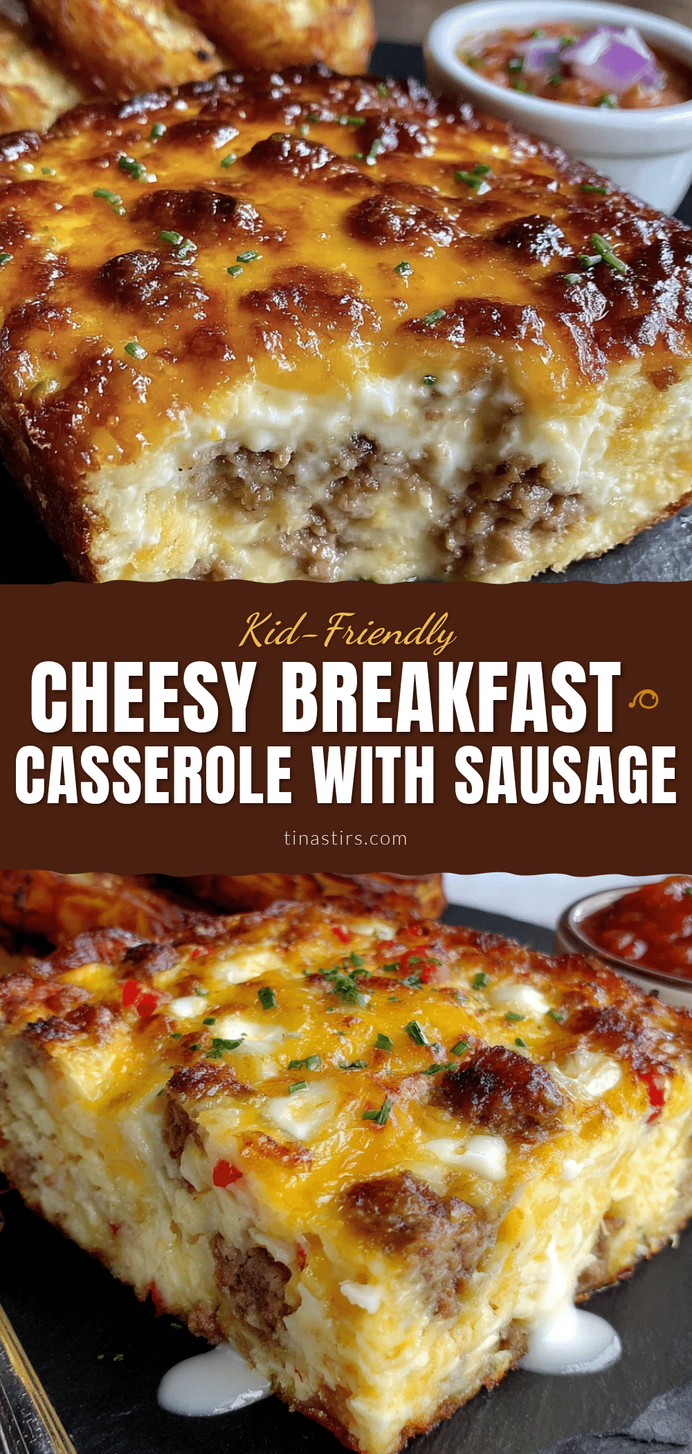 kid-friendly cheesy breakfast casserole with sausage recipe