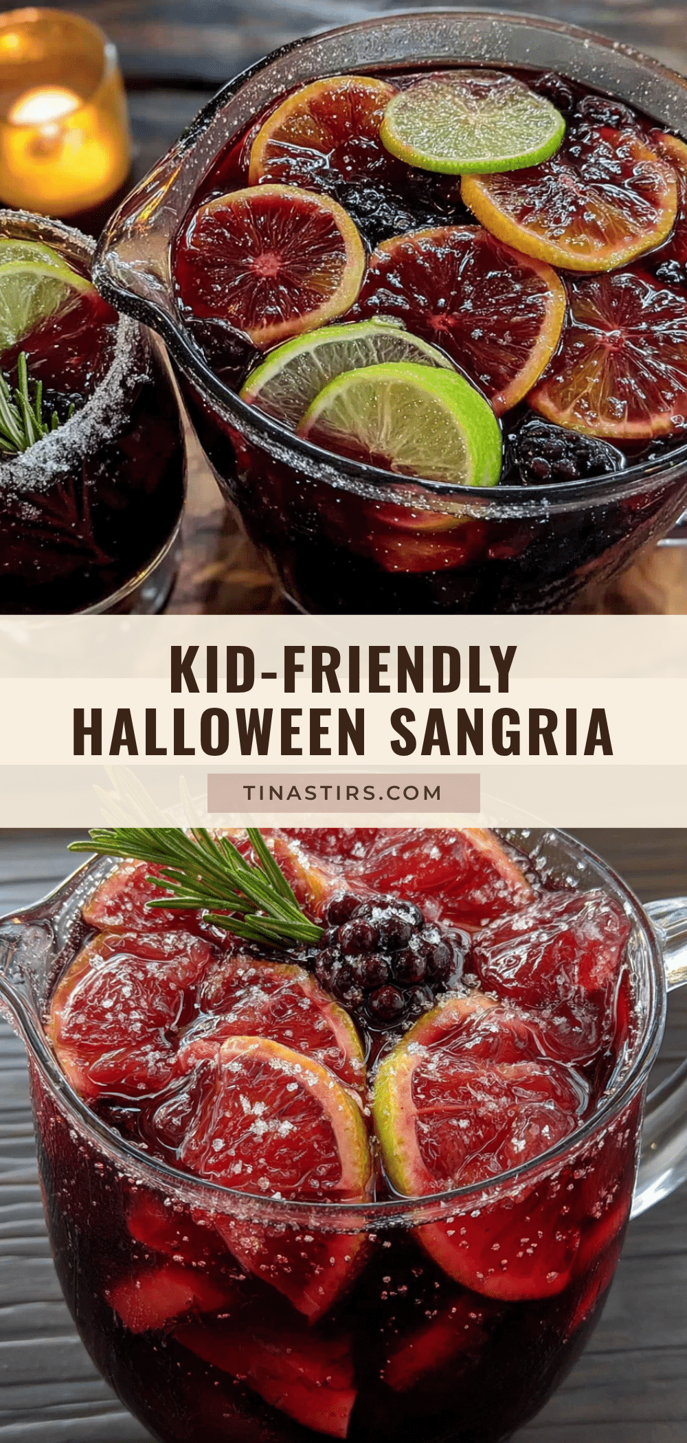 kid-friendly halloween sangria recipe