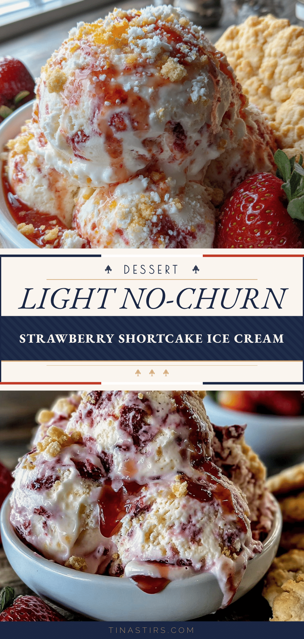 light no-churn strawberry shortcake ice cream recipe