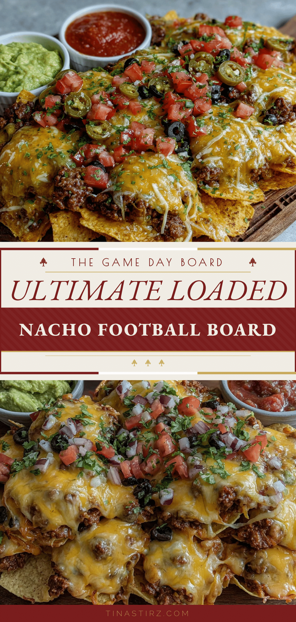 Loaded Nacho Football Board for Two recipe