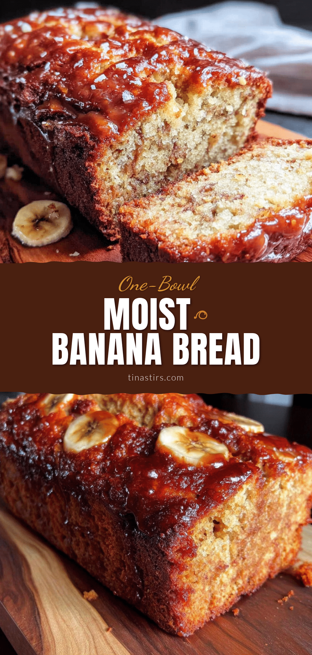 moist one-bowl banana bread recipe