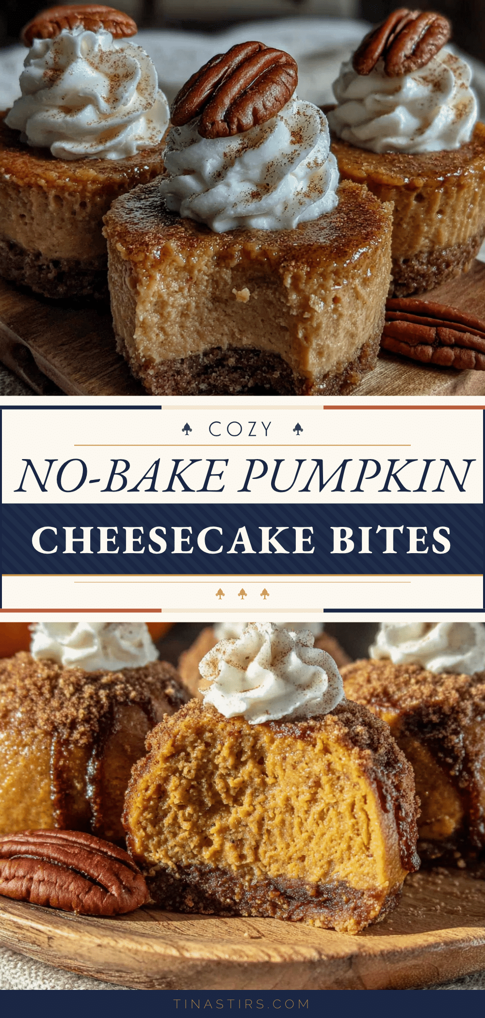 no-bake pumpkin cheesecake bites recipe