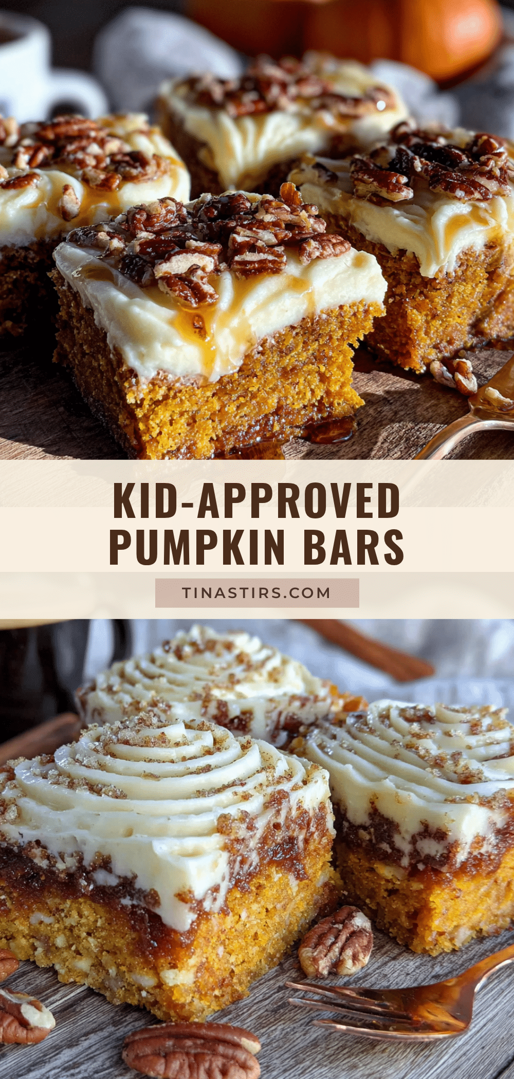 pumpkin bars with maple cream cheese frosting recipe