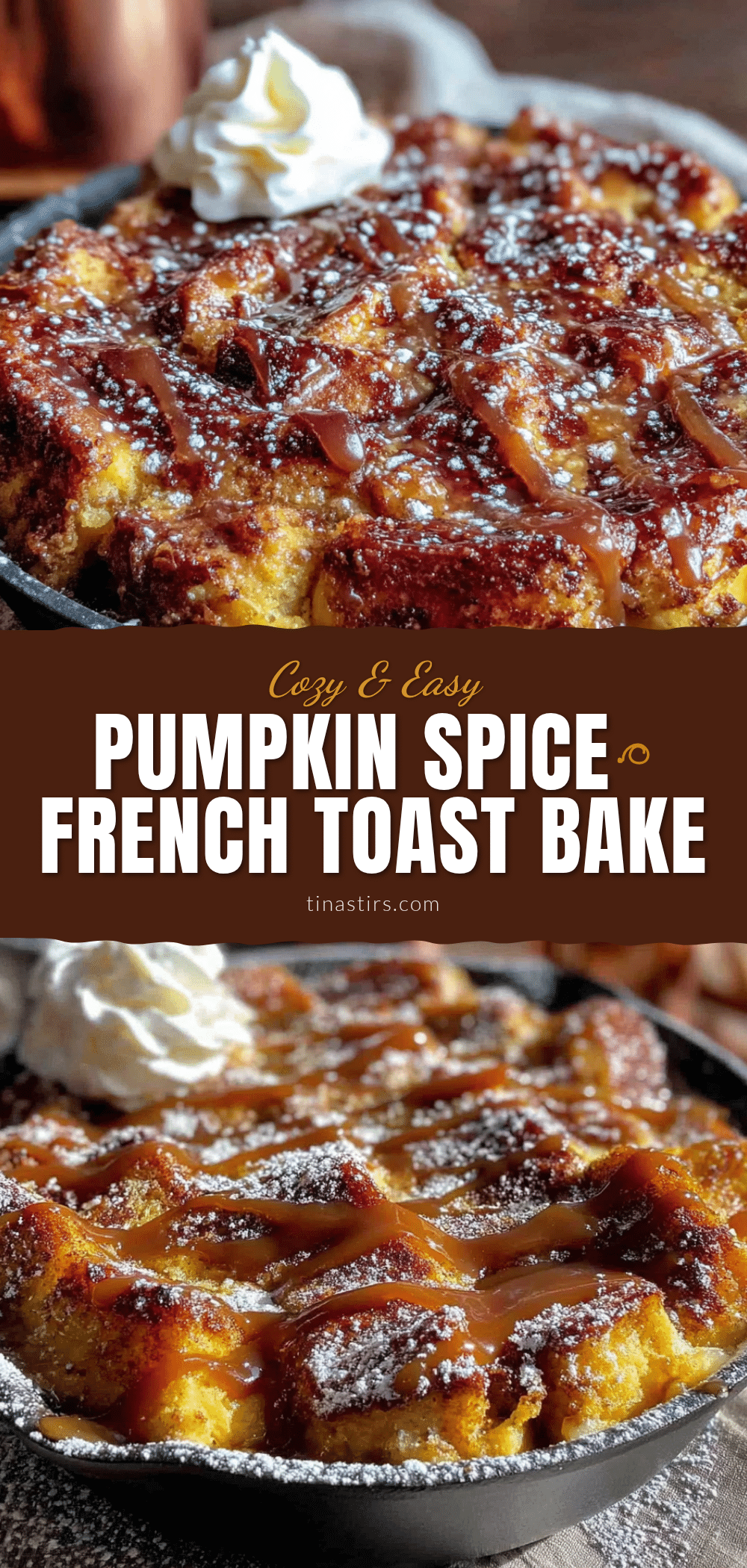 pumpkin spice french toast bake recipe