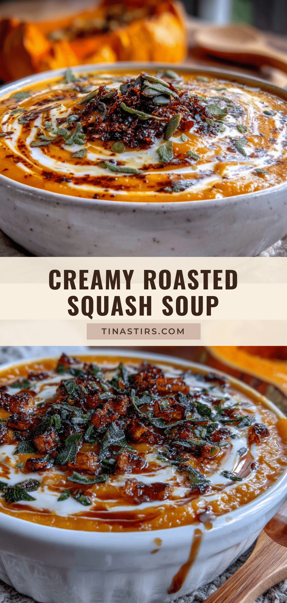 quick creamy roasted squash soup recipe