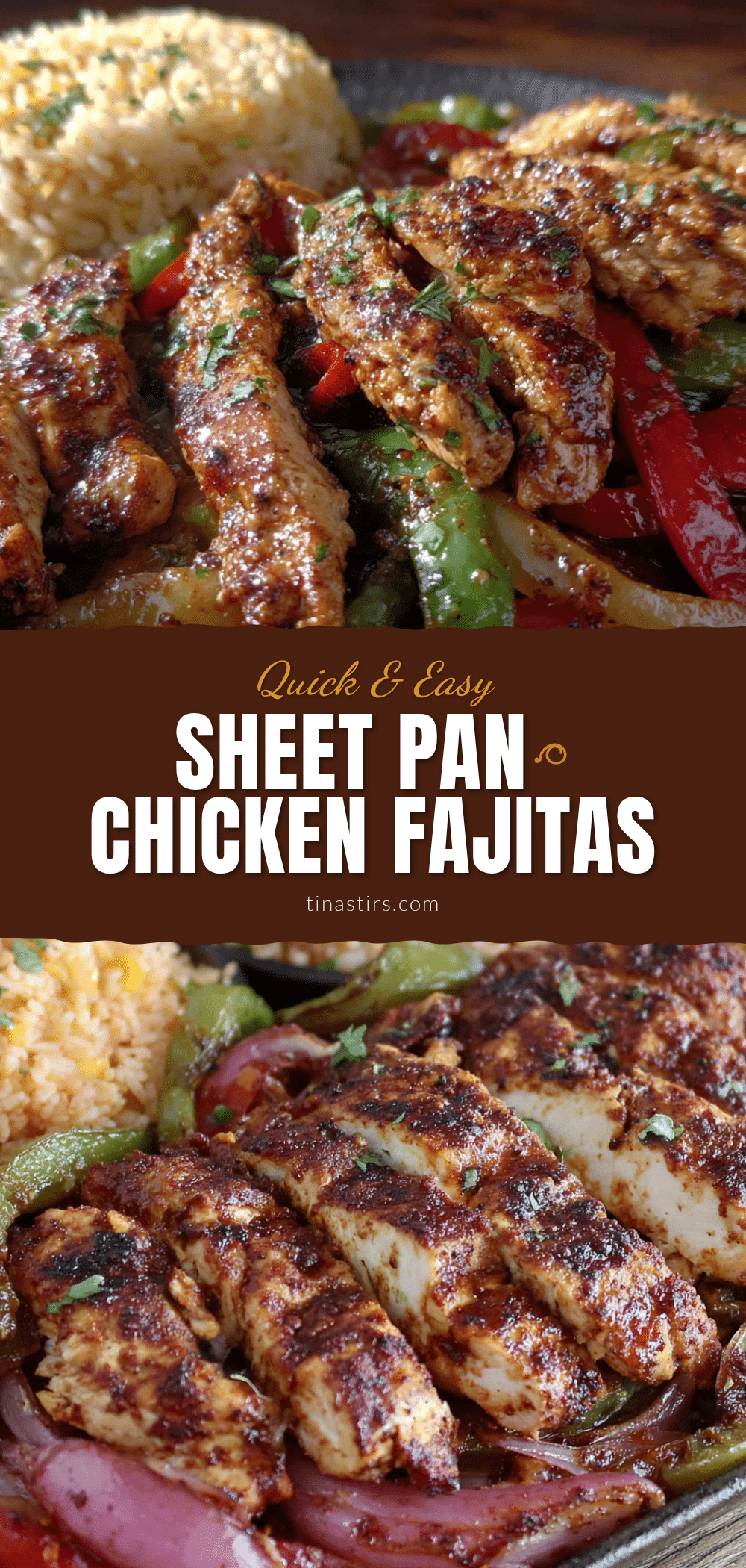 sheet pan chicken fajitas recipe
