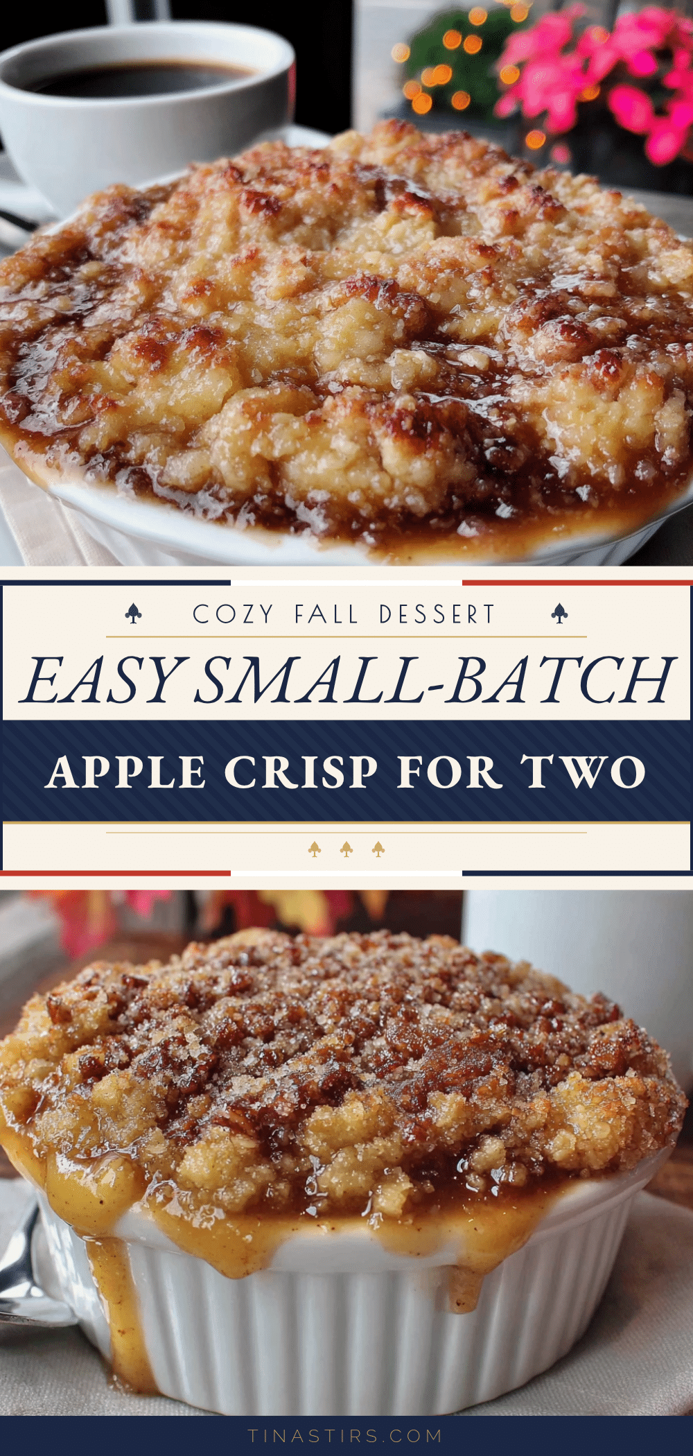 small-batch apple crisp for two recipe