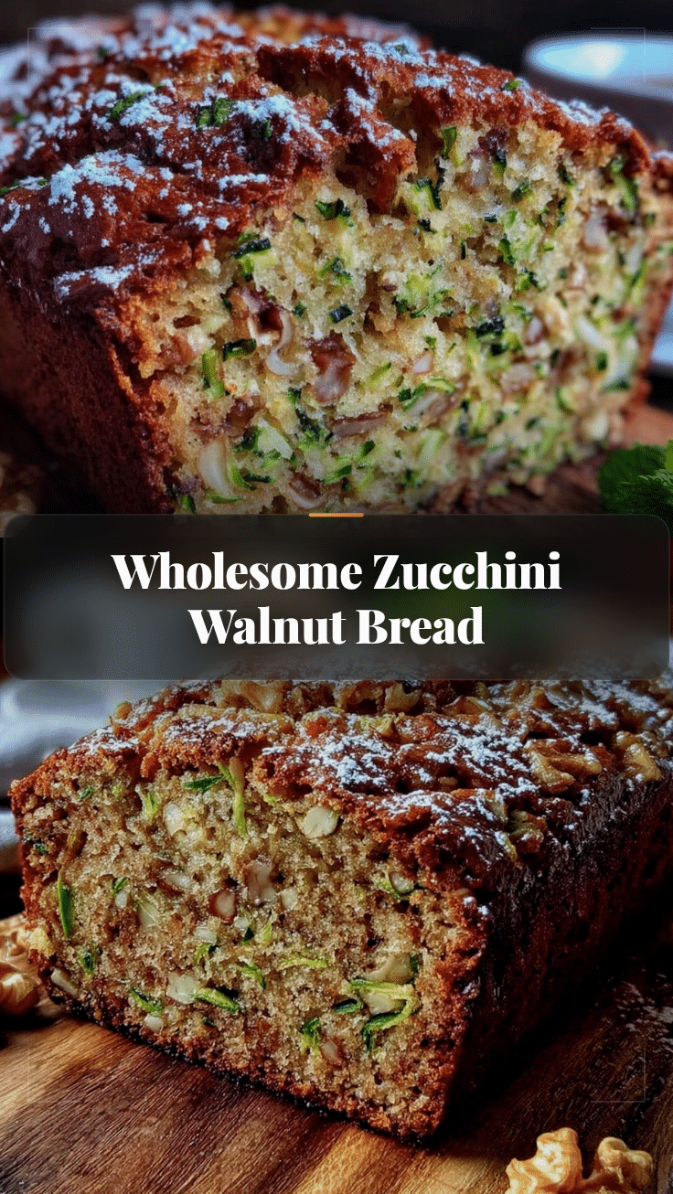 zucchini walnut bread recipe