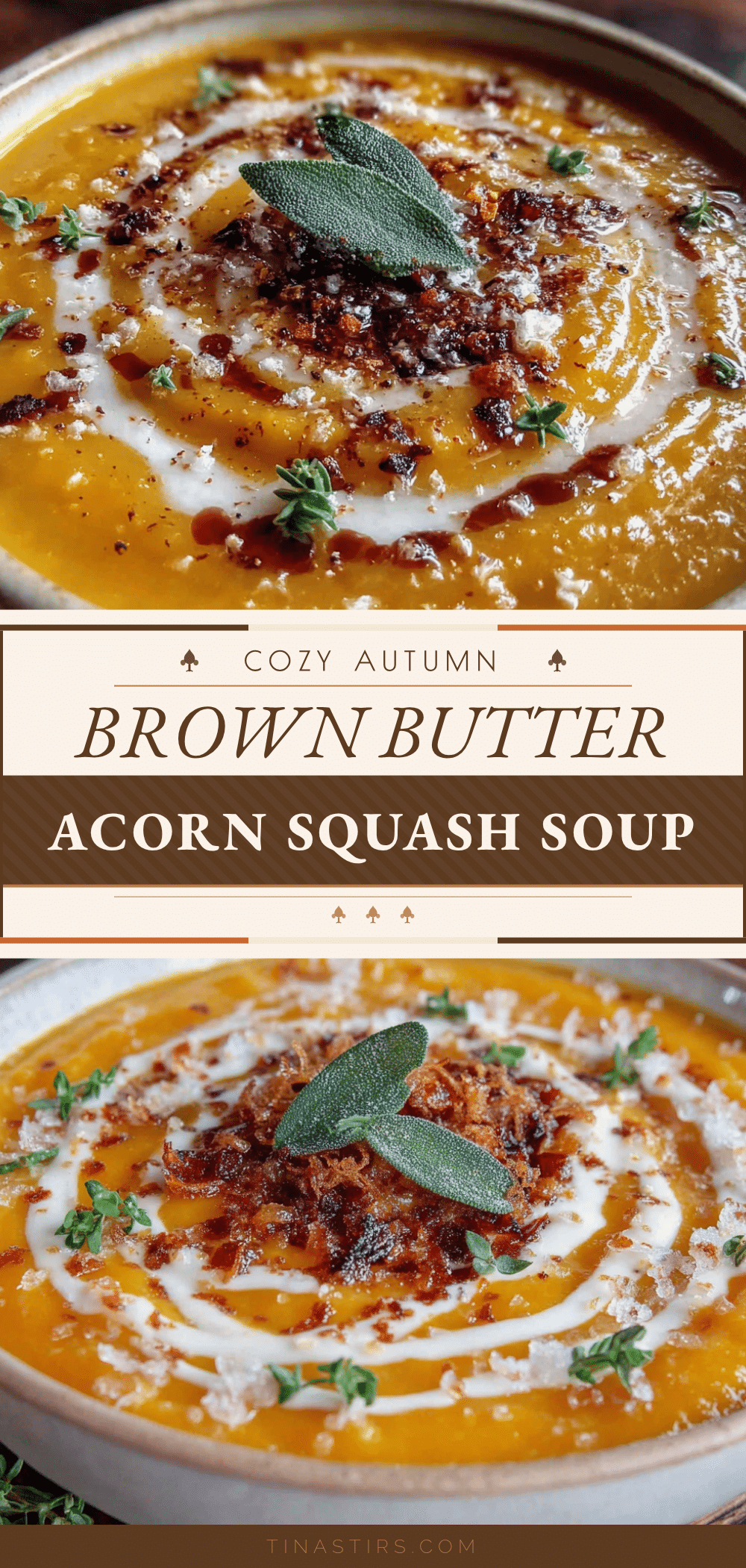 brown butter acorn squash soup recipe