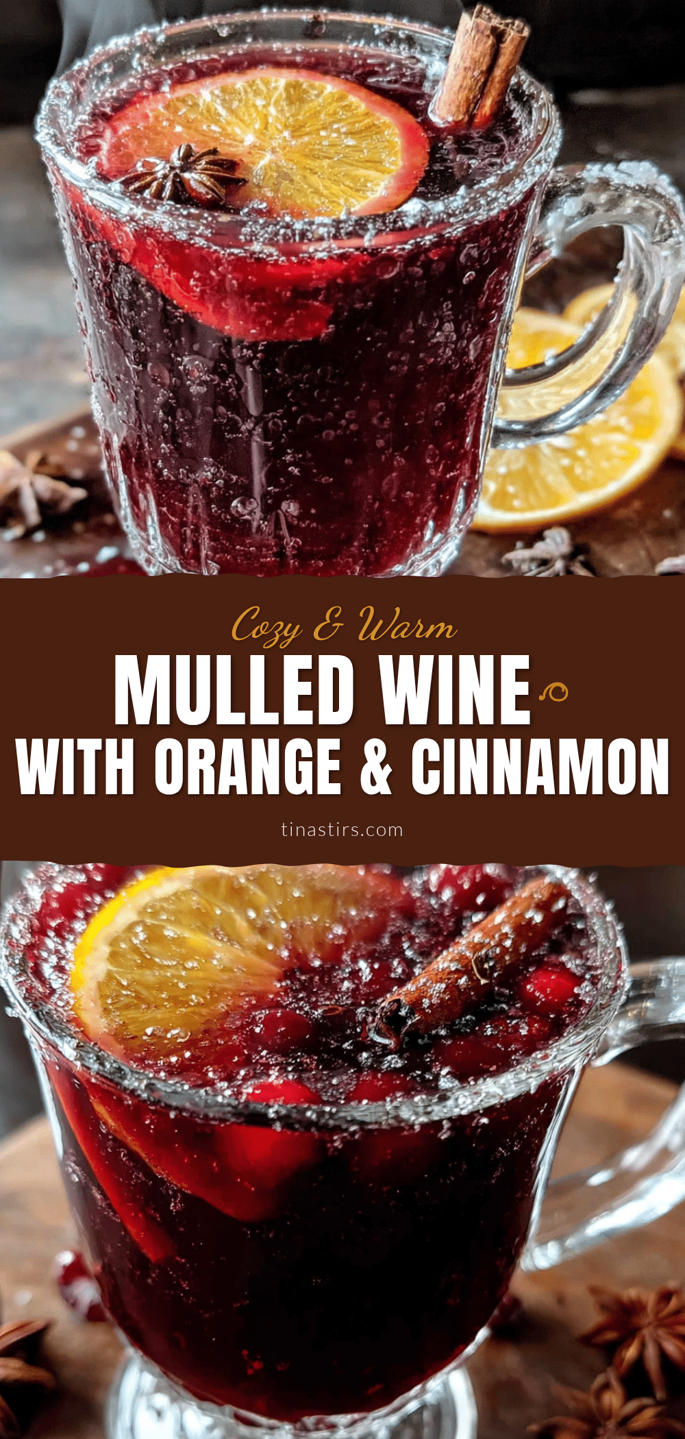 cozy mulled wine with orange and cinnamon recipe