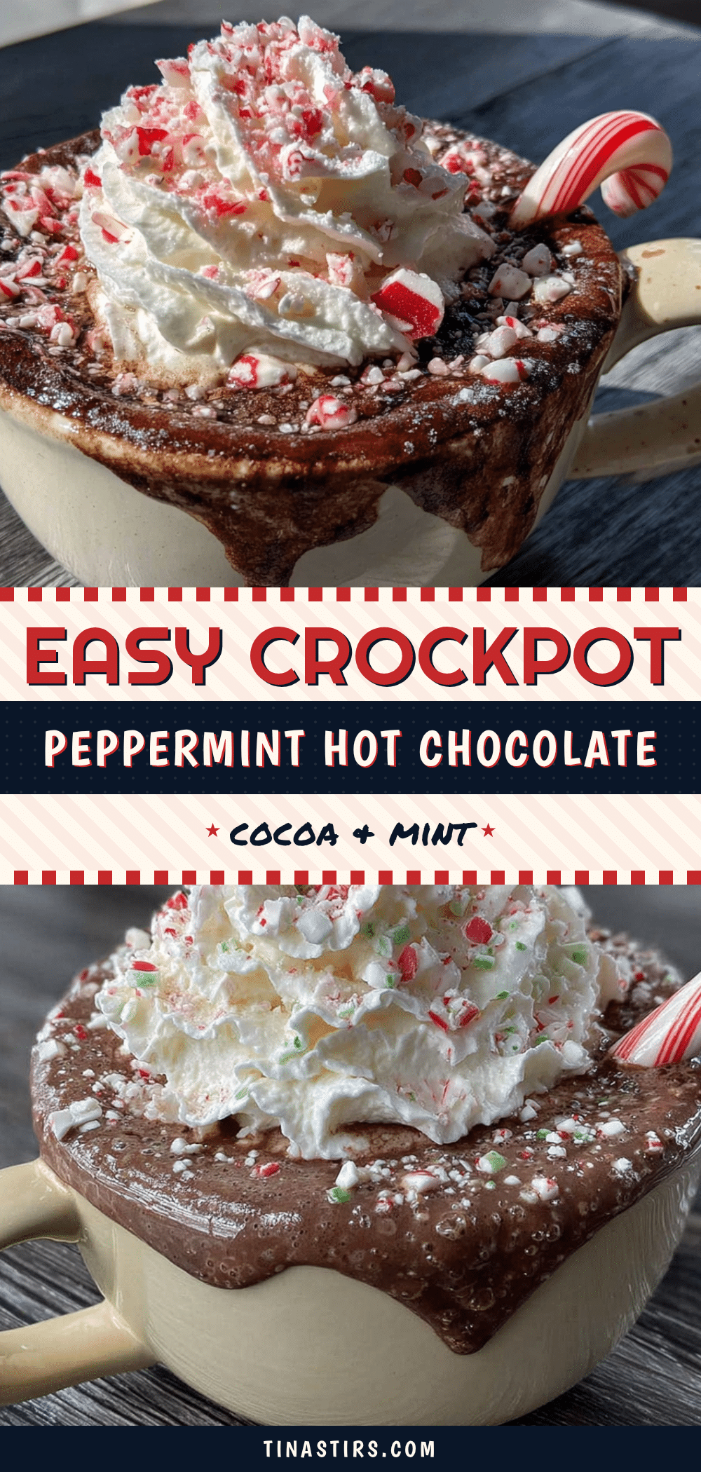 crockpot peppermint hot chocolate recipe