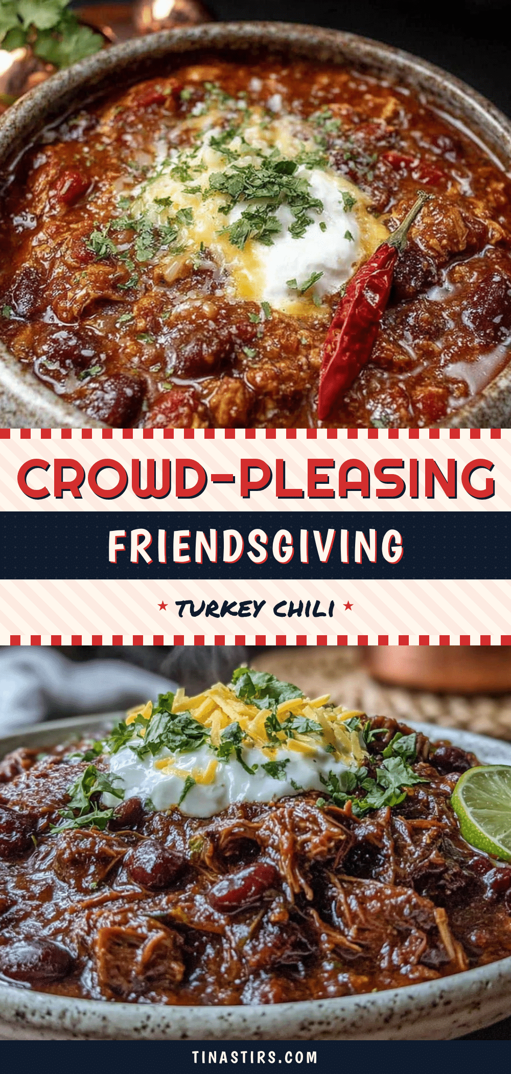 Friendsgiving turkey chili recipe