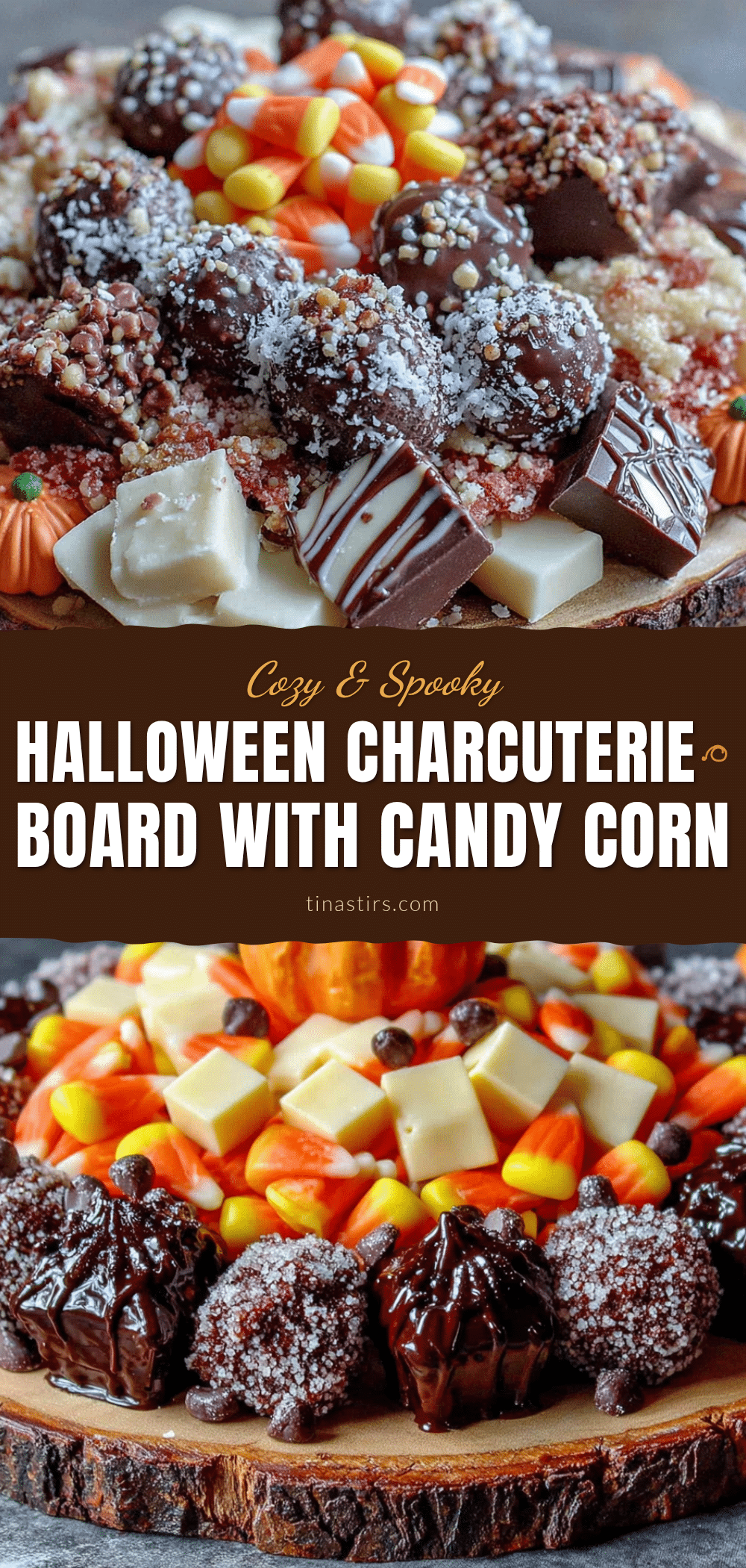 halloween charcuterie board with candy corn recipe