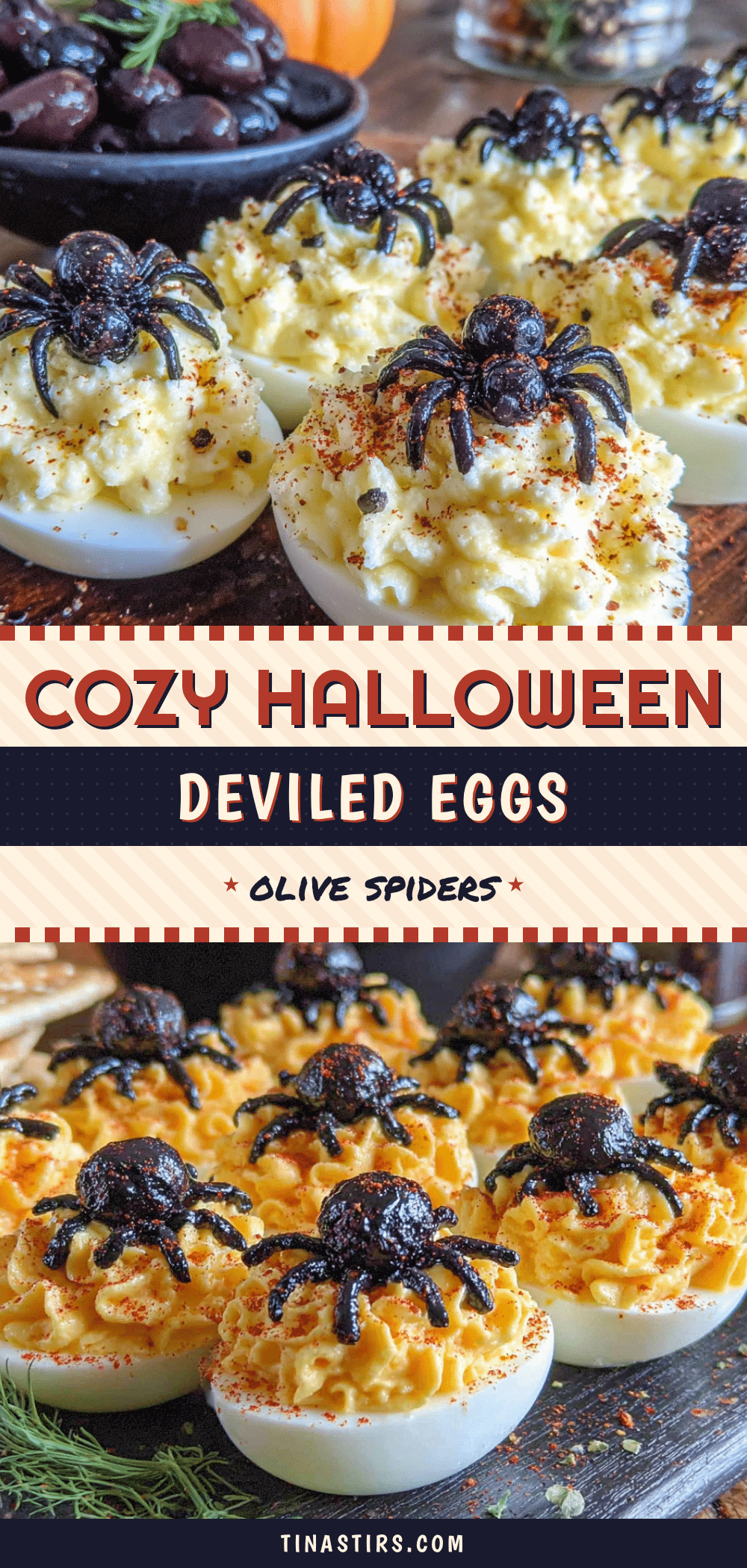Halloween Deviled Eggs recipe