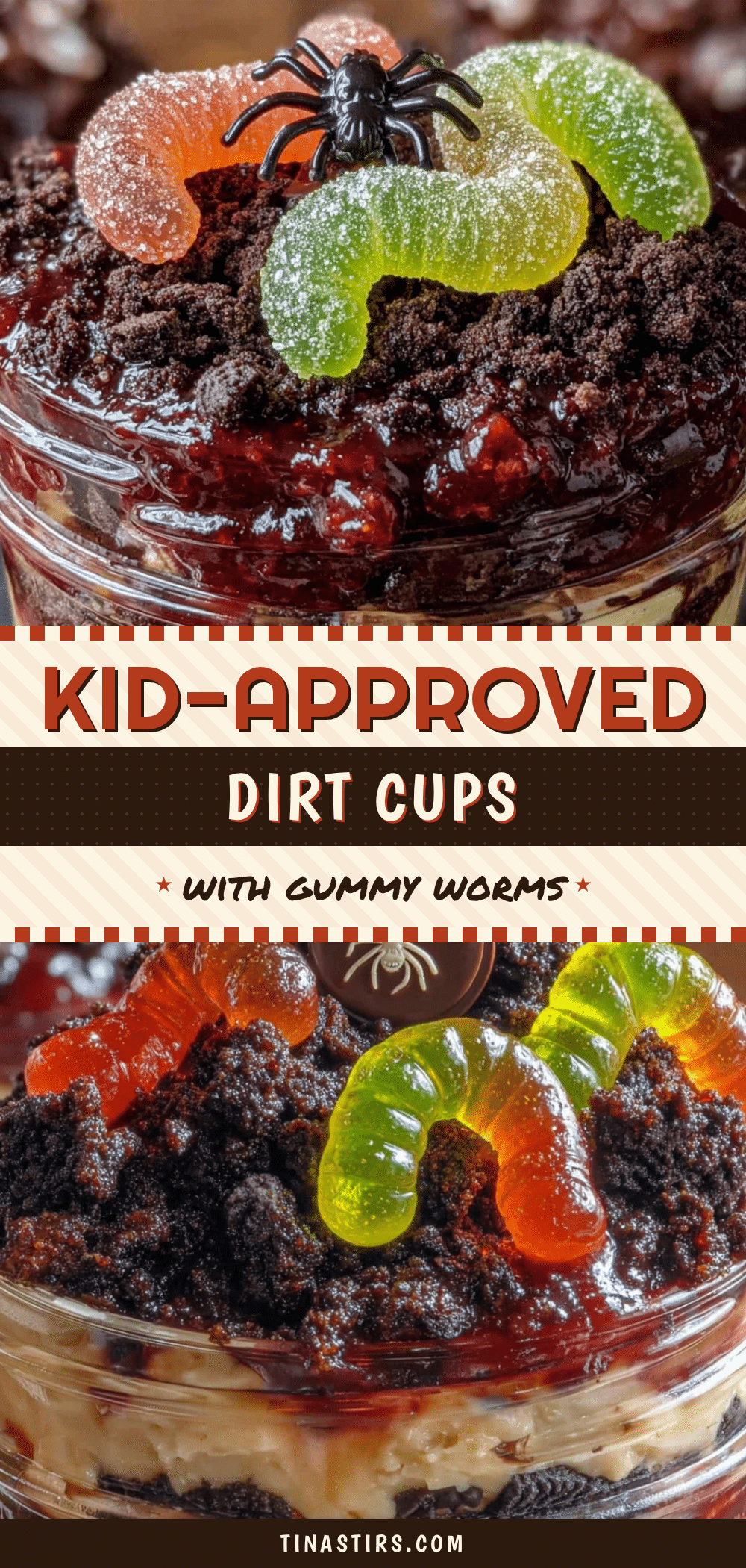 Halloween Oreo Dirt Cups recipe