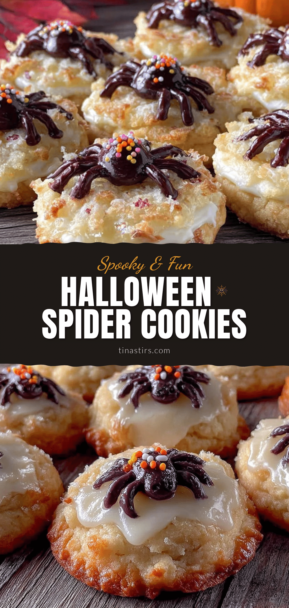 halloween spider cookies recipe