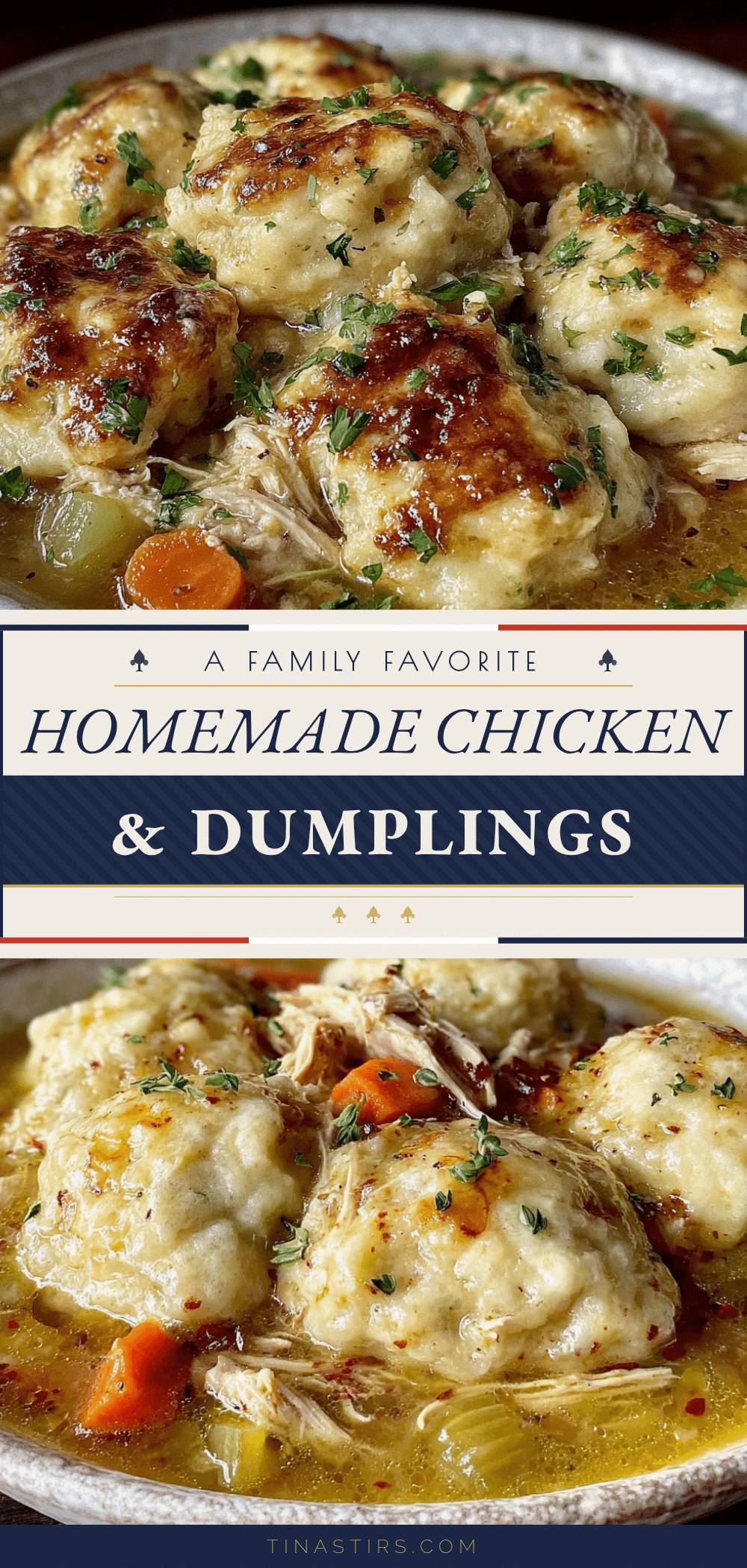 homemade chicken and dumplings recipe