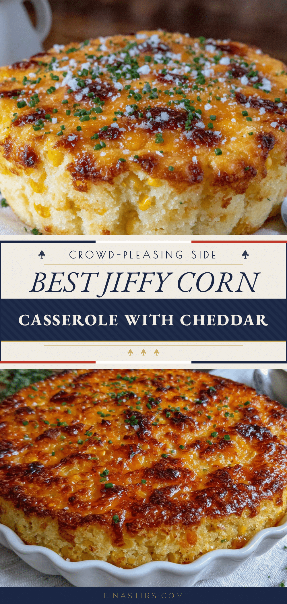 jiffy corn casserole with cheddar recipe