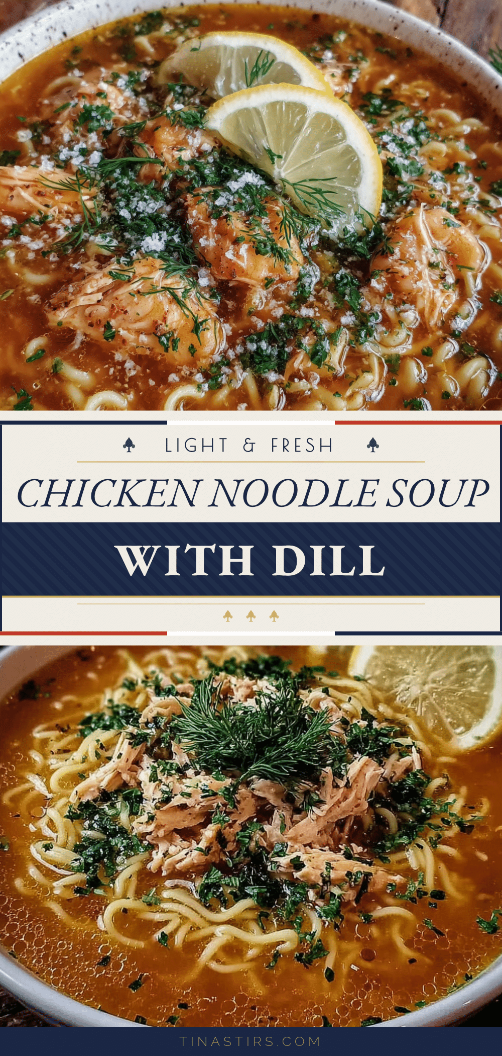 Light & Fresh Chicken Noodle Soup with Dill recipe