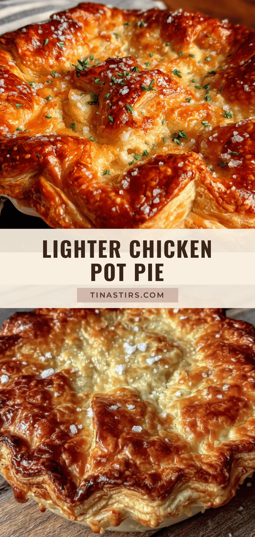 lighter chicken pot pie recipe