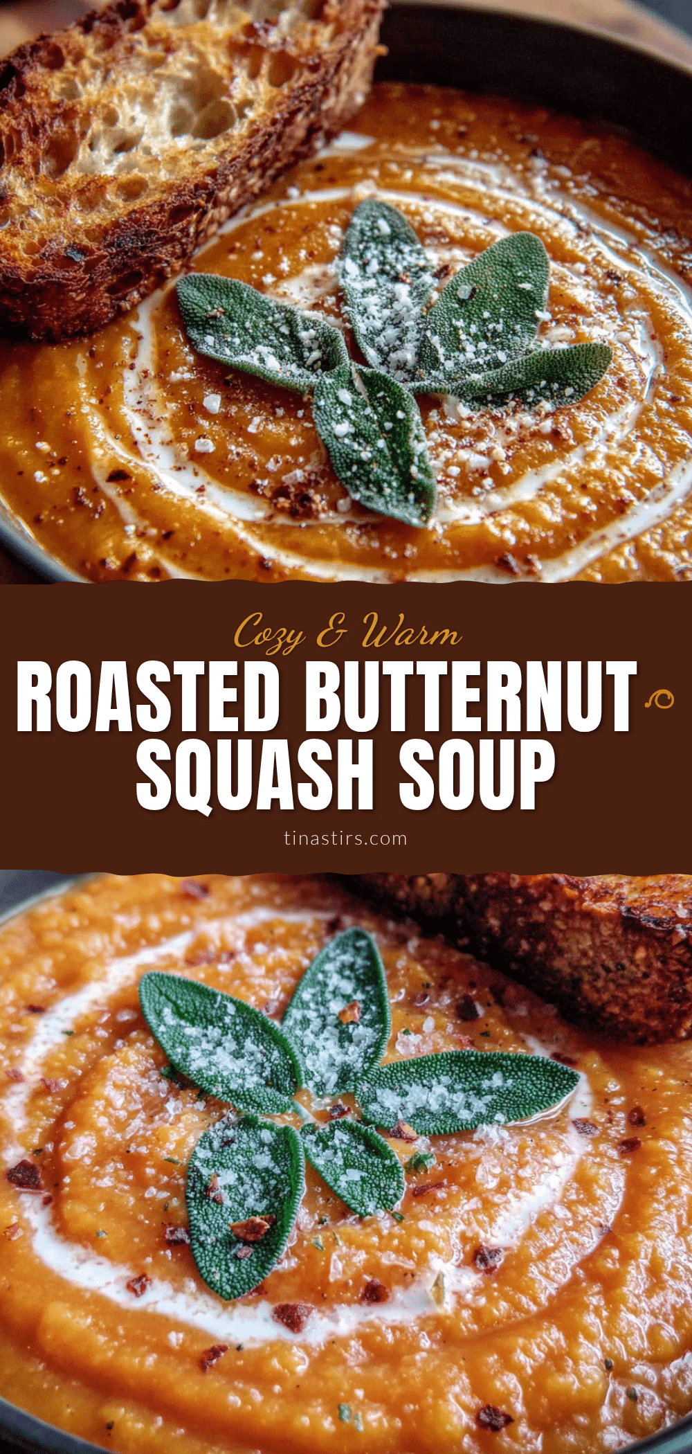 roasted butternut squash soup recipe